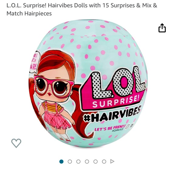 L.O.L. Surprise! Hairvibes Dolls with 15 Surprises & Mix & Match Hairpieces - Picture 2 of 5